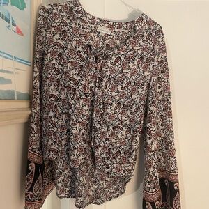 Paisley Print Women's Blouse